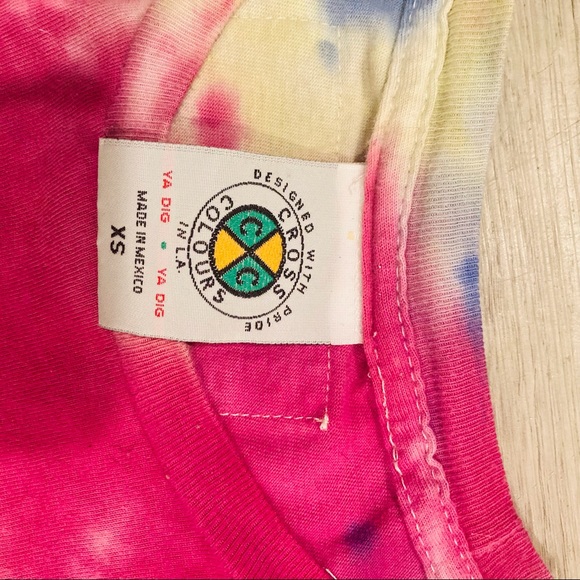 Cross colours tie dye shirt - Picture 3 of 4